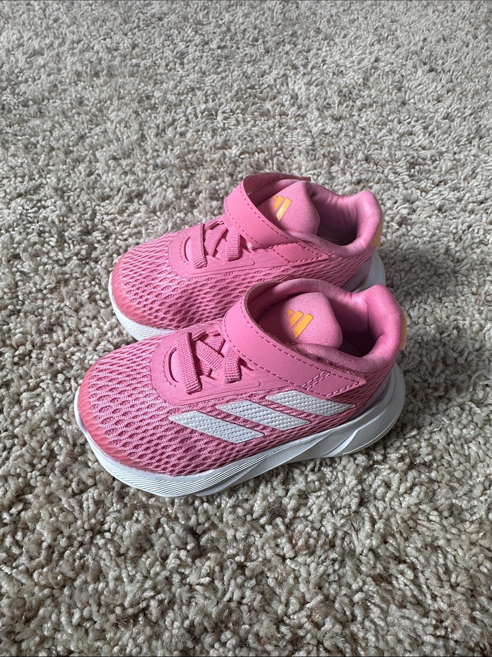 Adidas Duramo Pink Sporty Lightweight Sneakers size 5